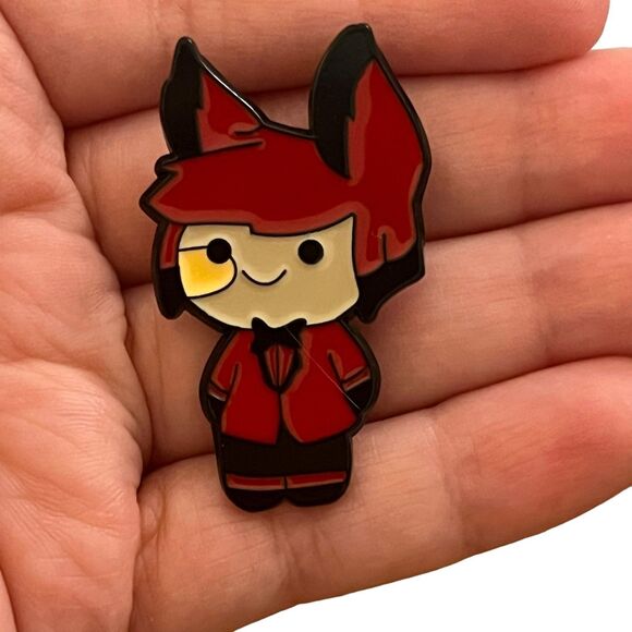 Hazbin Hotel Chibi Alastor Enamel Pin - Picture 3 of 6